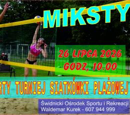 II Otwarty Turniej Siatkówki Plażowej...